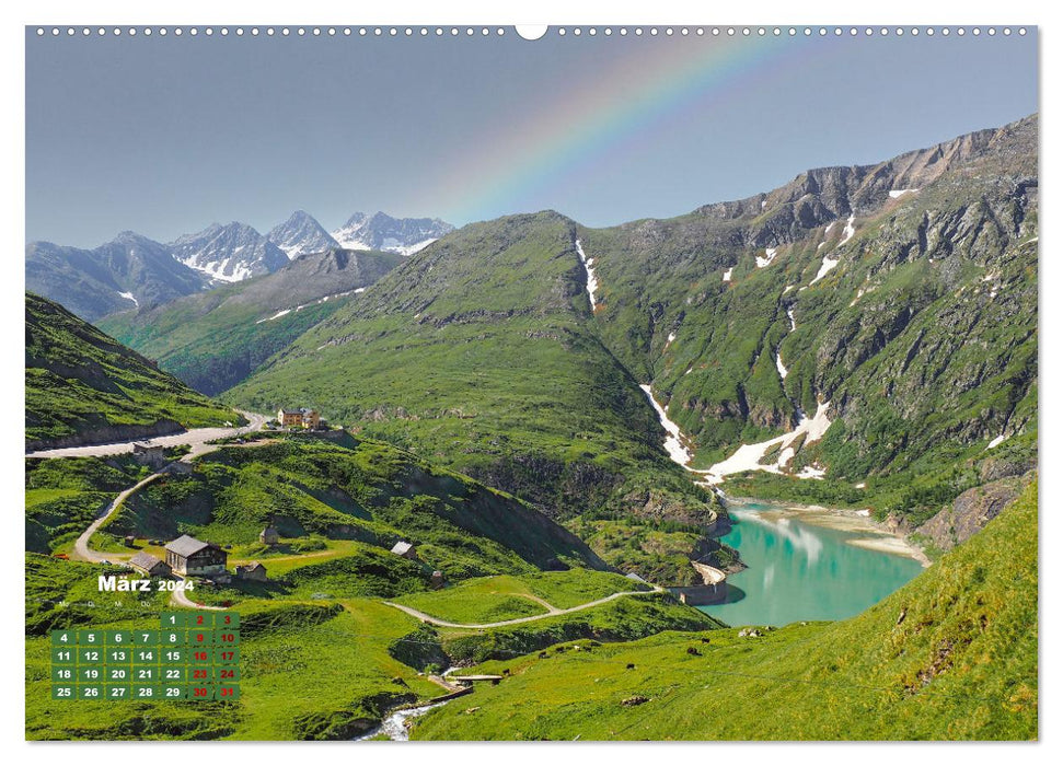 Großglockner beautiful mountains and wildlife (CALVENDO wall calendar 2024) 