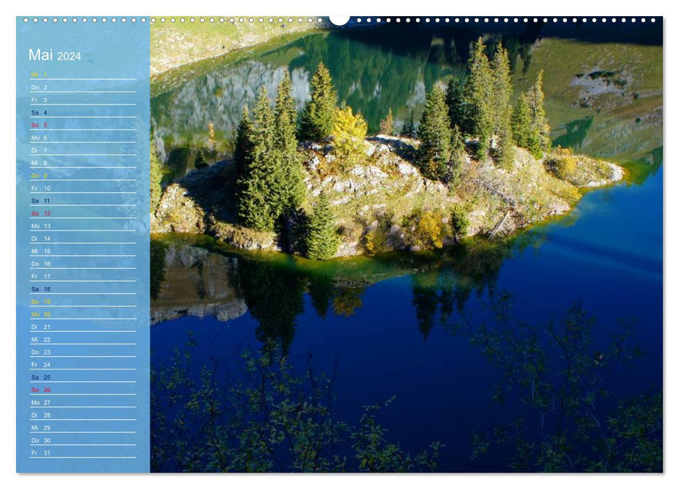 SeenSucht Entdecke Seen in der Schweiz Planer (CALVENDO Premium Wandkalender 2024)