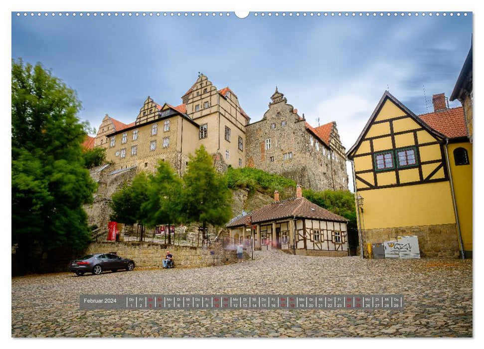 Ein Blick auf Quedlinburg (CALVENDO Wandkalender 2024)