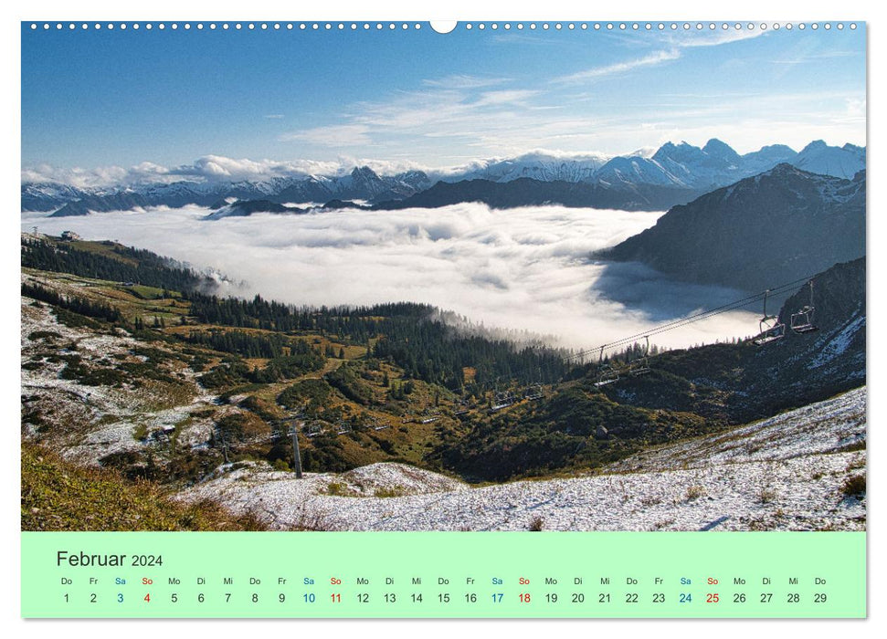 Zauber der Alpen (CALVENDO Premium Wandkalender 2024)