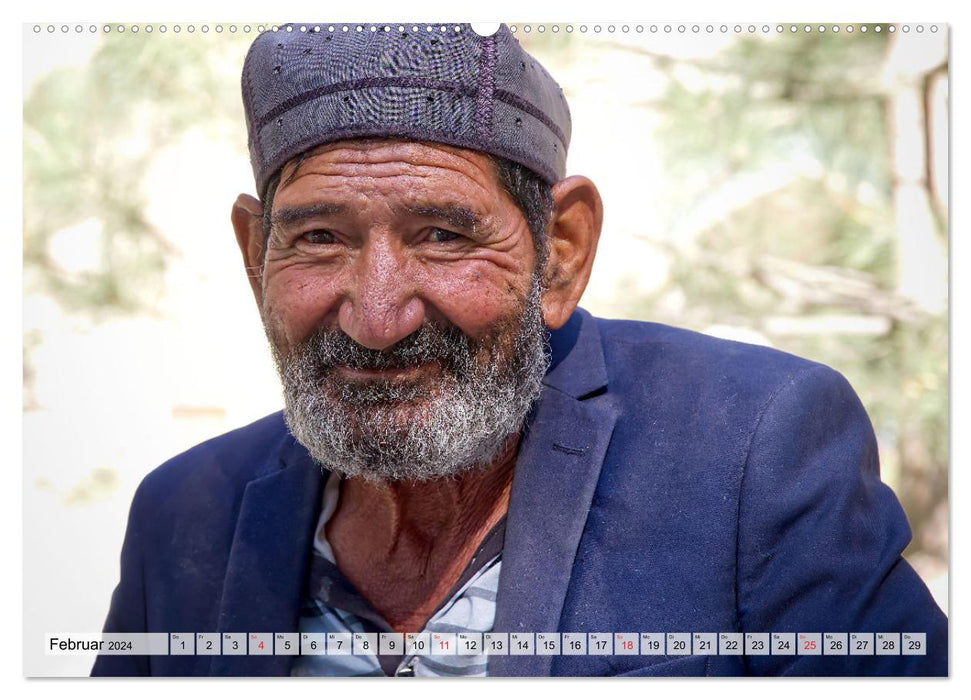 Menschen in Usbekistan (CALVENDO Premium Wandkalender 2024)