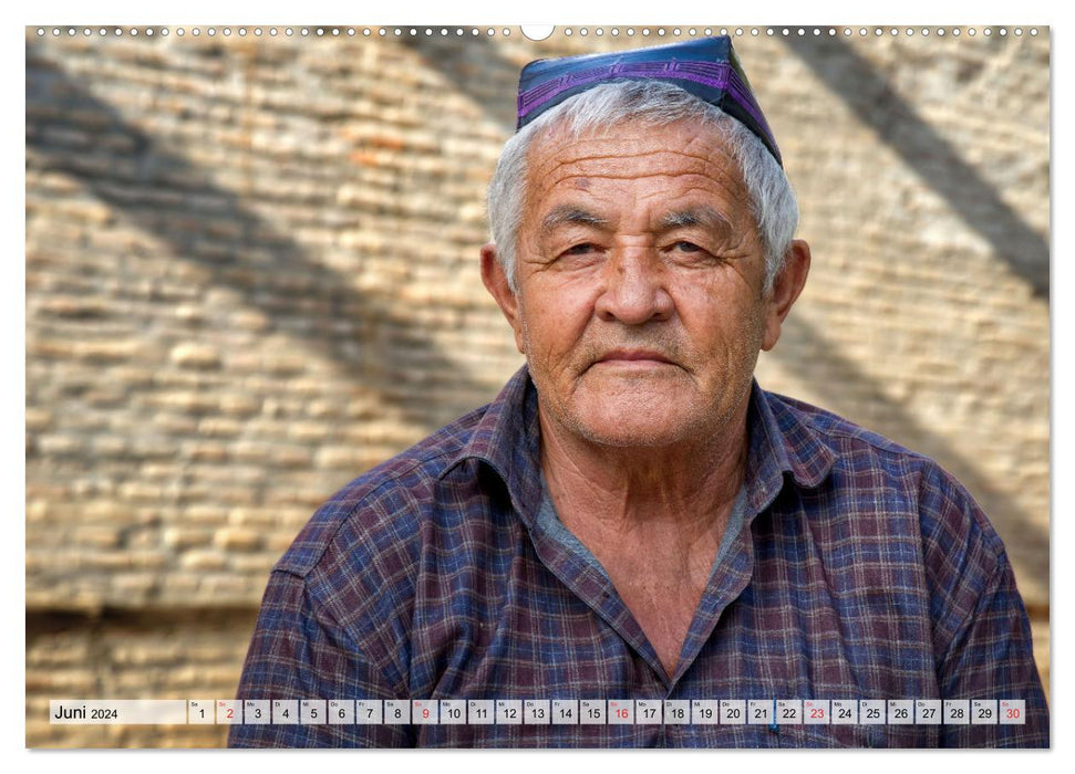 Menschen in Usbekistan (CALVENDO Premium Wandkalender 2024)