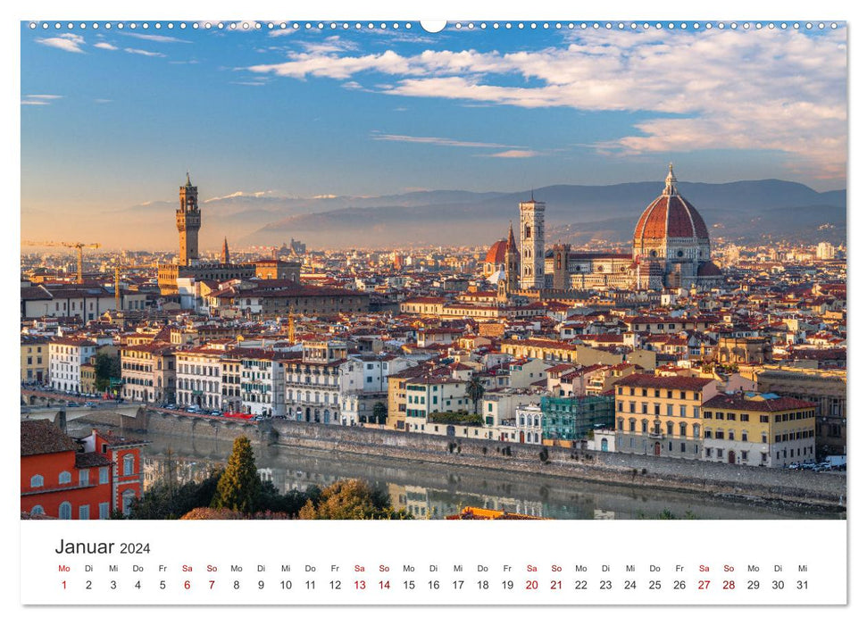 Italien - Eine Reise in das charmante Italien. (CALVENDO Wandkalender 2024)