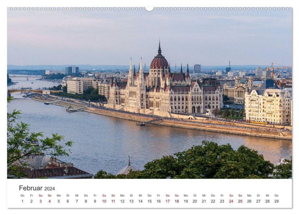 Europa - Eine Reise zu einigen der schönsten Hauptstädten. (CALVENDO Premium Wandkalender 2024)