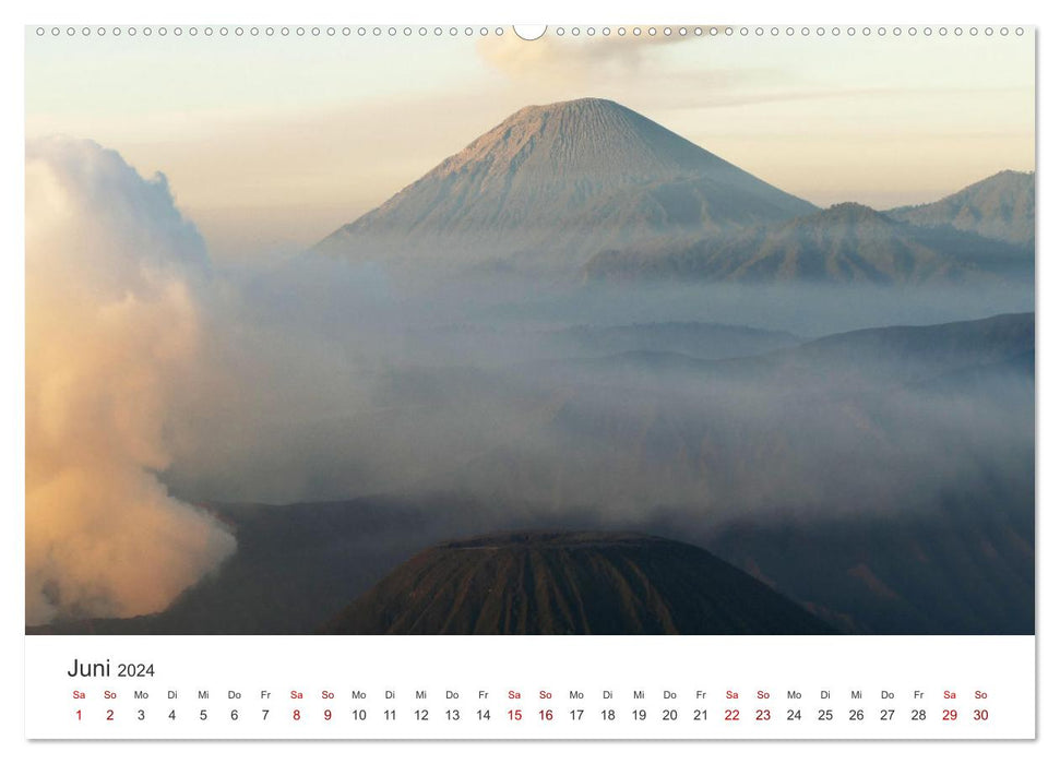 Vulkane - Die atemberaubendsten Motive der Feuerspucker. (CALVENDO Wandkalender 2024)