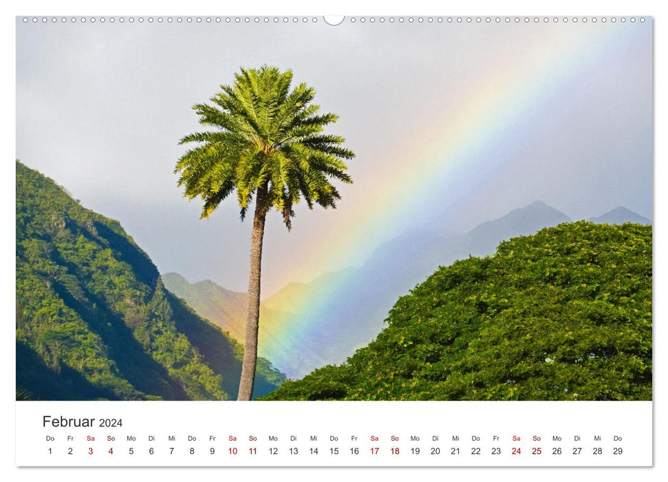 Regenbögen - Ein wunderschönes Naturphänomen. (CALVENDO Wandkalender 2024)