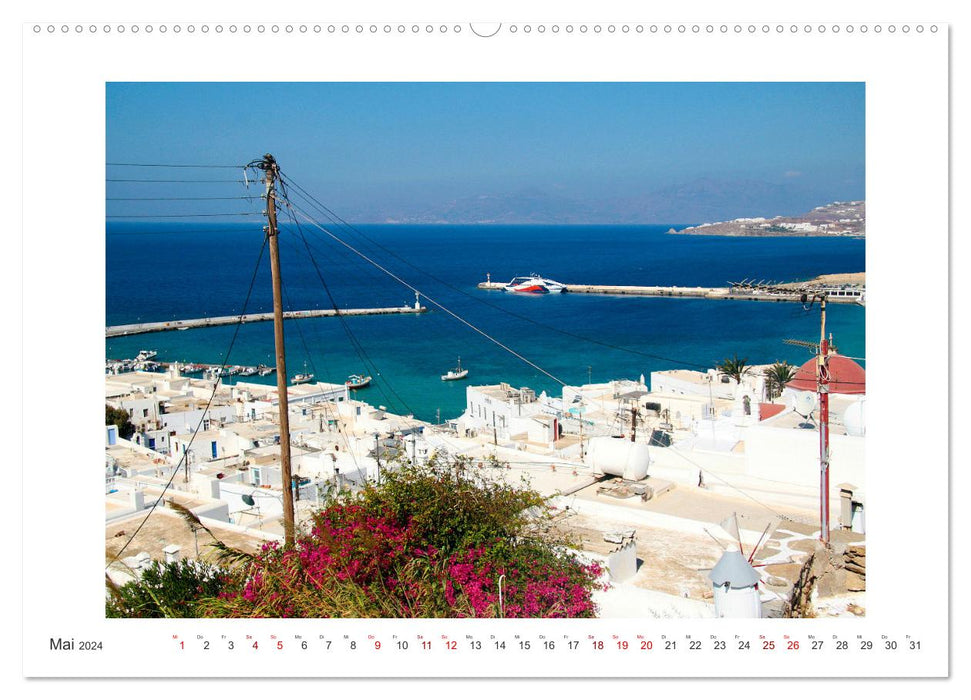 Griechischer Charme (CALVENDO Premium Wandkalender 2024)