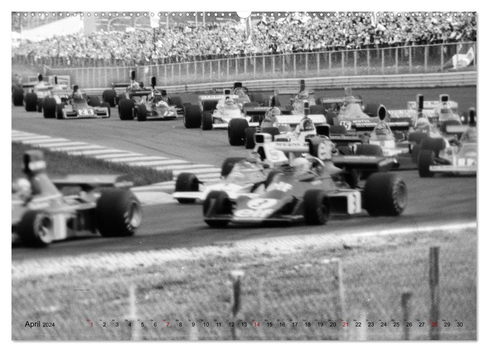Grand Prix - Formel-Rennen 1972-1977 (CALVENDO Wandkalender 2024)