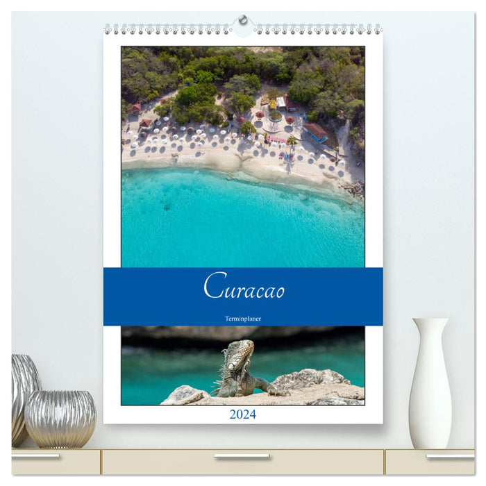 Curacao - Terminplaner (CALVENDO Premium Wandkalender 2024)