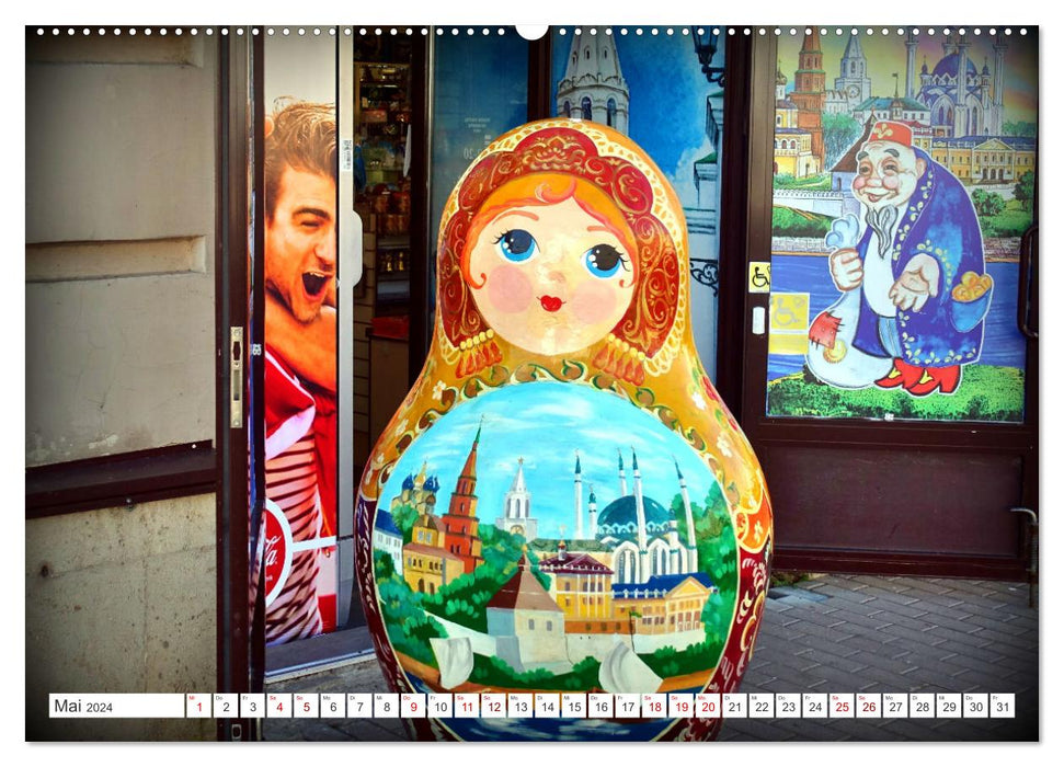 Visages du Tatarstan - Rencontres à Kazan (Calendrier mural CALVENDO 2024) 