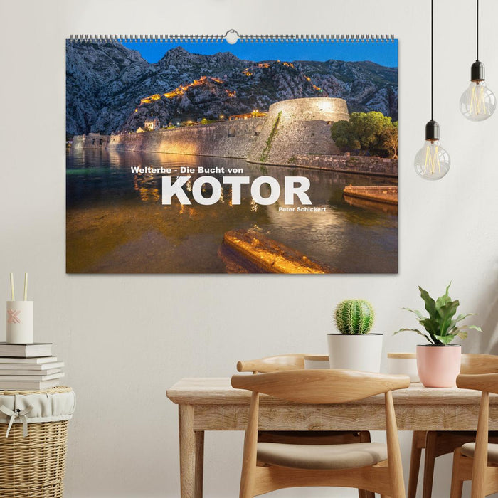 Patrimoine mondial - Les Bouches de Kotor (Calendrier mural CALVENDO 2024) 