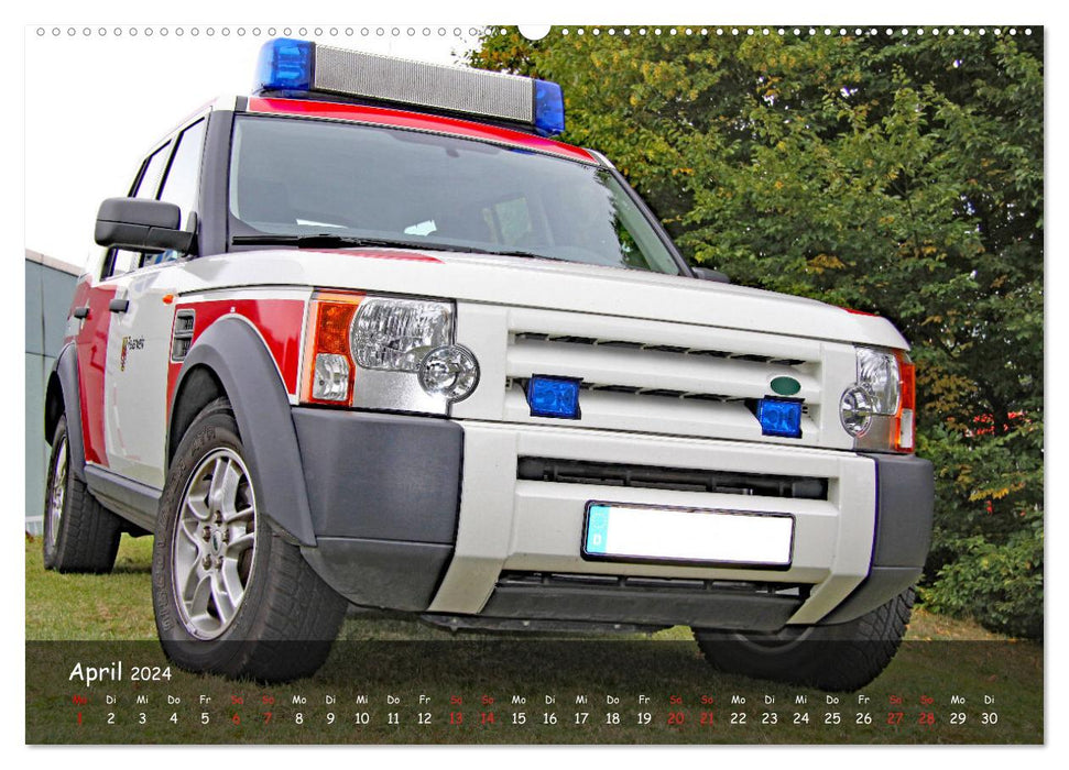 The rescue service (CALVENDO wall calendar 2024) 
