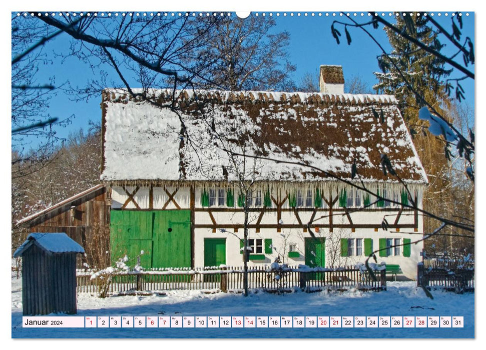 Les plantes vivaces - un paysage de livre d'images aux portes d'Augsbourg (Calendrier mural CALVENDO Premium 2024) 