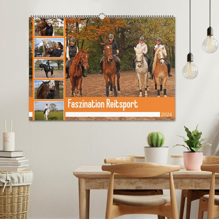 La fascination des sports équestres (Calendrier mural CALVENDO 2024) 