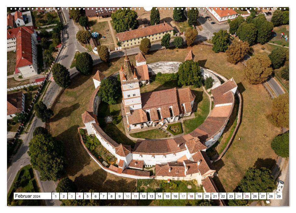 Romania's famous castles (CALVENDO wall calendar 2024) 