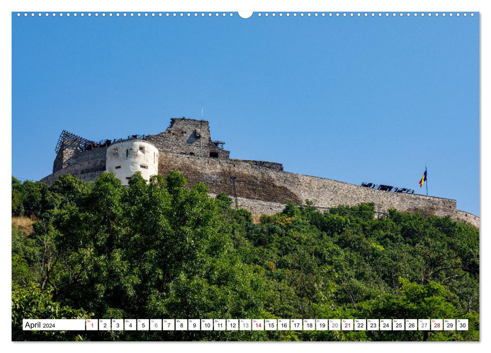 Les célèbres châteaux de Roumanie (calendrier mural CALVENDO 2024) 