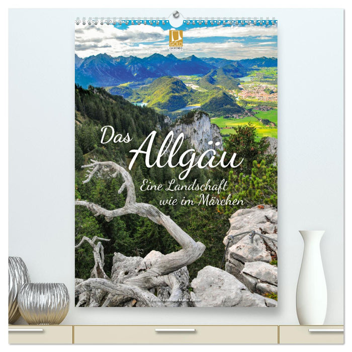 The Allgäu – a landscape like in a fairy tale (CALVENDO Premium Wall Calendar 2024) 