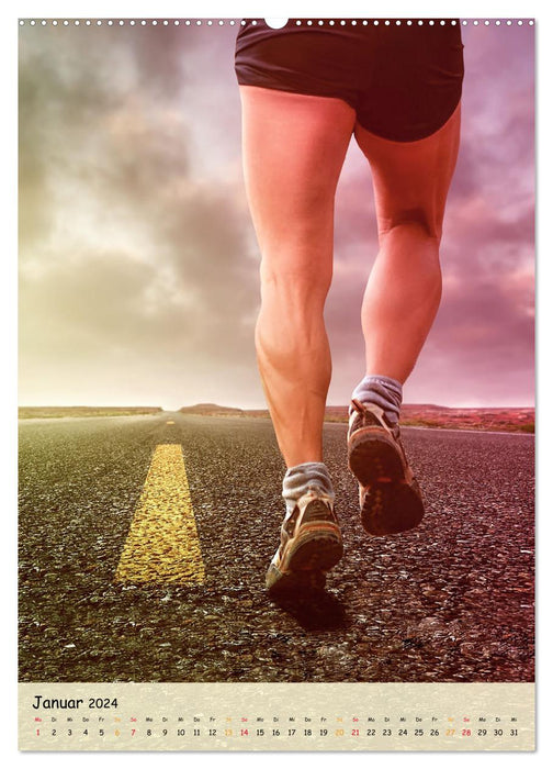 Jogging - mon sport (Calendrier mural CALVENDO Premium 2024) 