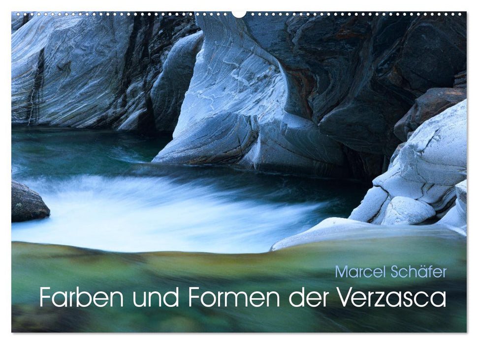 Farben und Formen der Verzasca (CALVENDO Wandkalender 2024)