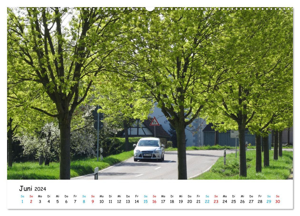 Wernau, the friendly city on the Neckar (CALVENDO Premium Wall Calendar 2024) 