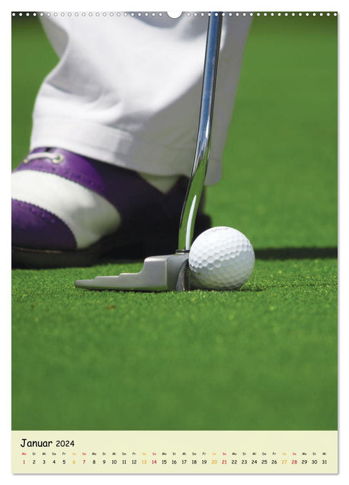 Golf Passion (Calendrier mural CALVENDO Premium 2024) 