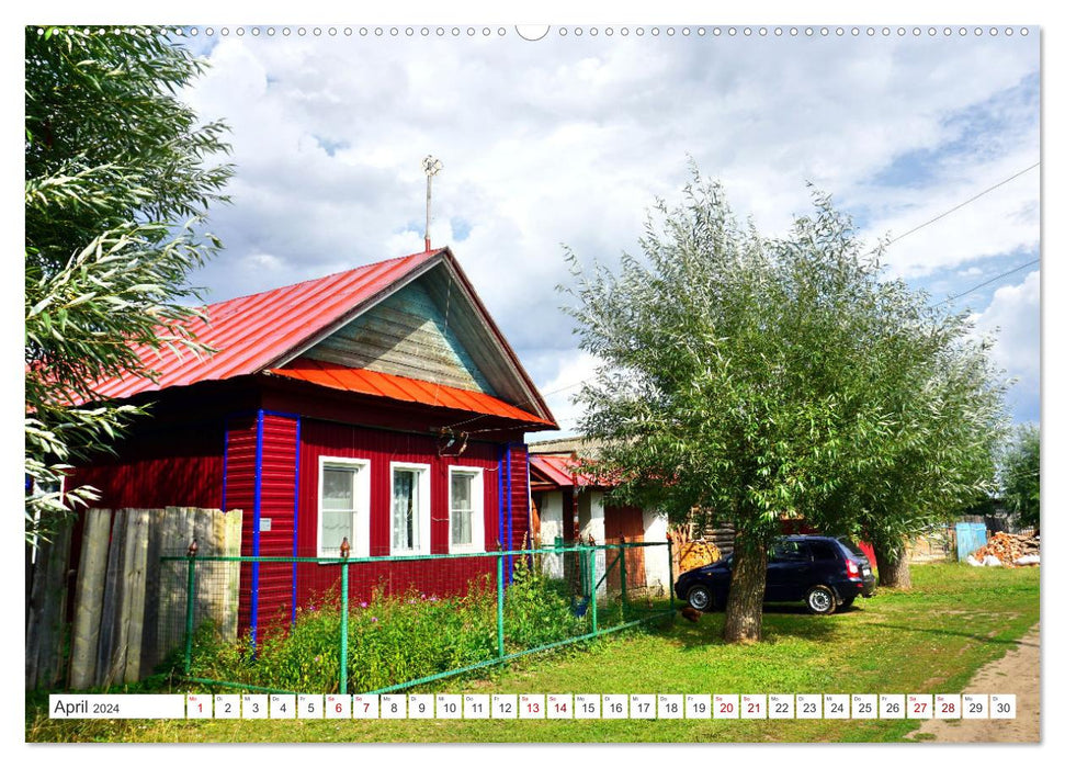 Village idylle - la vie à la campagne en Russie (Calvendo Premium Wall Calendar 2024) 