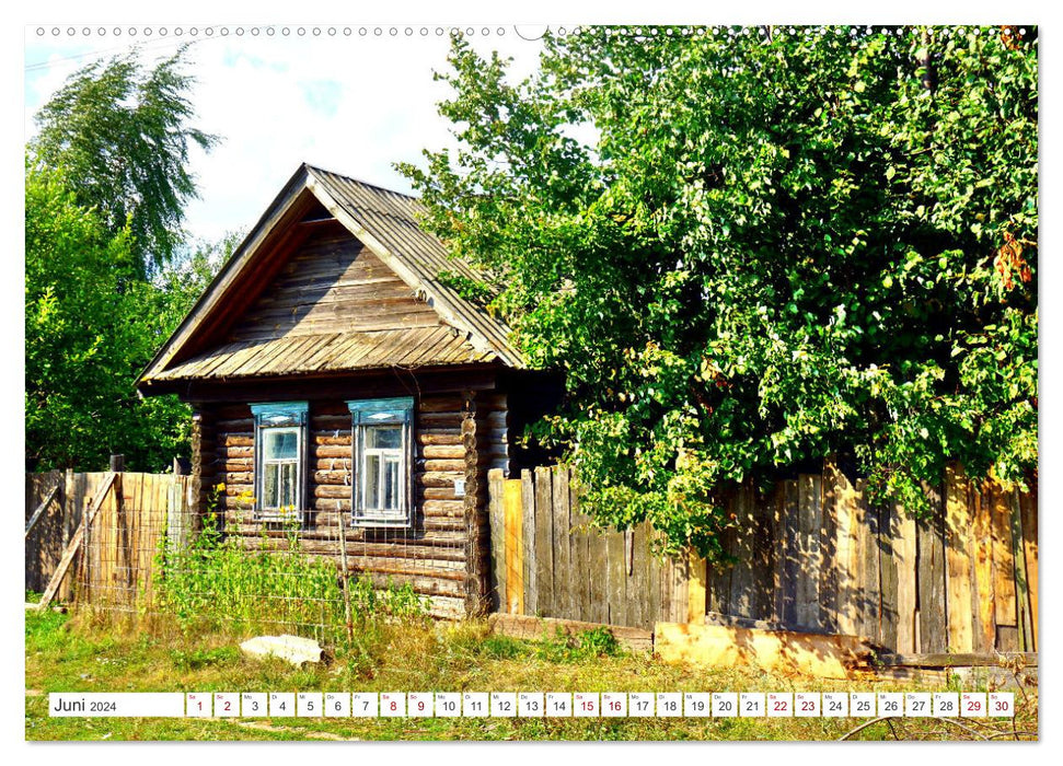 Village idyll - country life in Russia (CALVENDO Premium Wall Calendar 2024) 