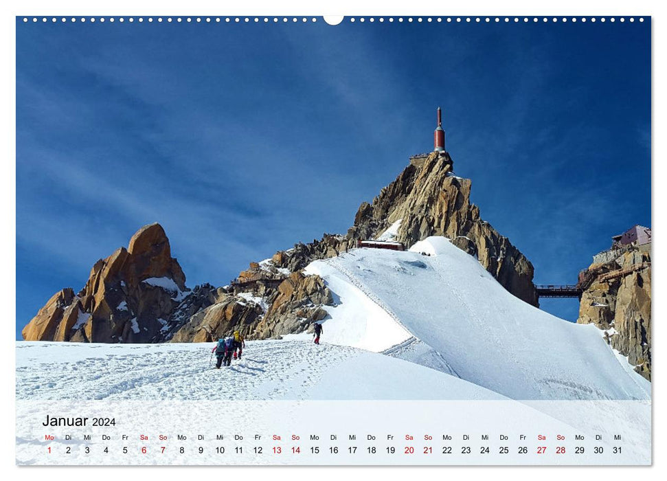 Aventures au sommet - quand la montagne appelle (Calvendo Premium Wall Calendar 2024) 