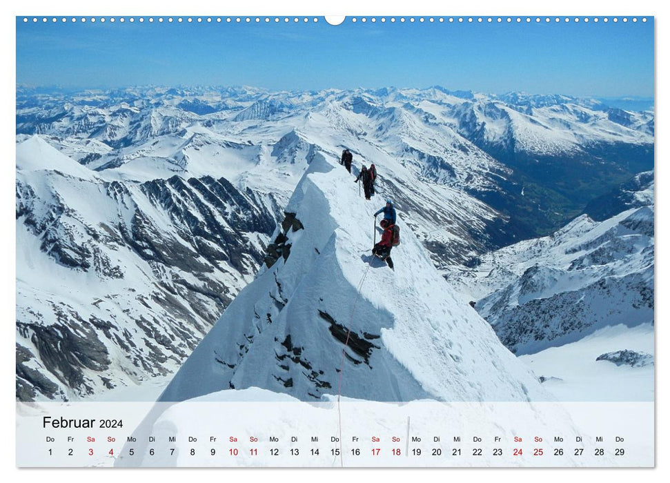 Summit adventures - when the mountain calls (CALVENDO Premium Wall Calendar 2024) 