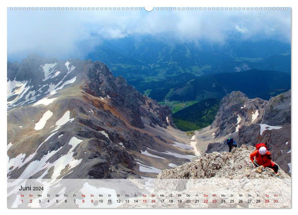 Aventures au sommet - quand la montagne appelle (Calvendo Premium Wall Calendar 2024) 