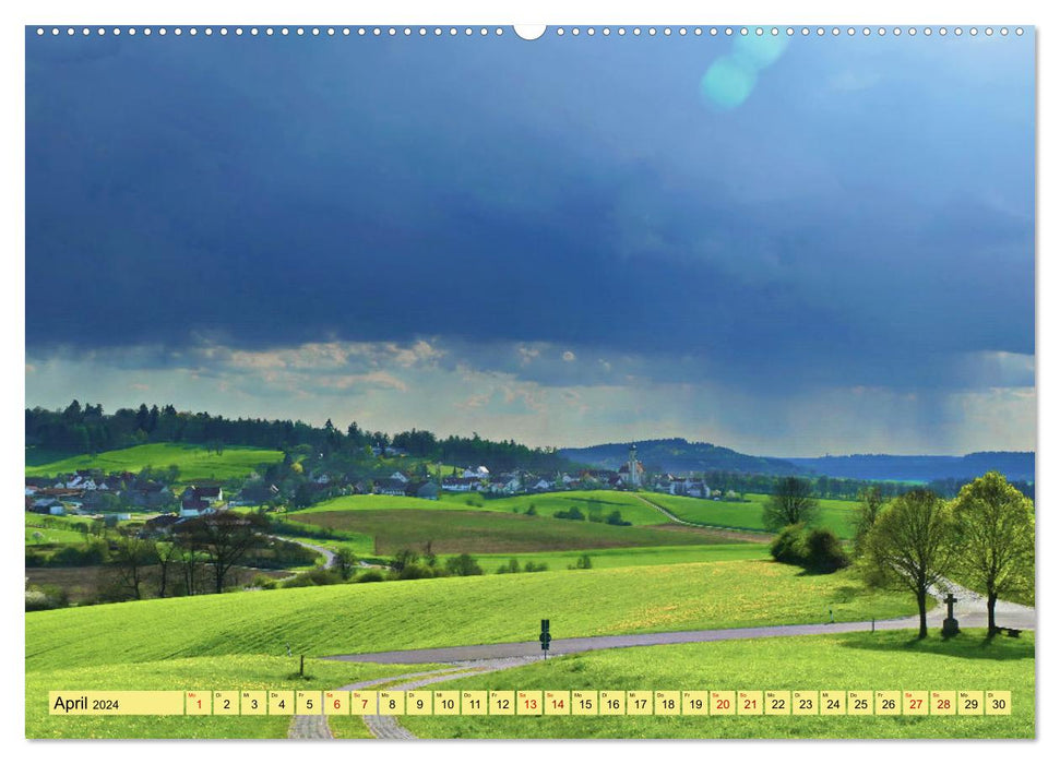 The perennials - a picture-book landscape at the gates of Augsburg (CALVENDO wall calendar 2024) 