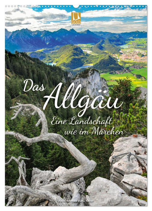L'Allgäu – un paysage comme dans un conte de fées (calendrier mural CALVENDO 2024) 