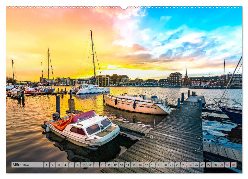 Nordsee - Sehnsuchtskalender zu Strand und Meer (CALVENDO Wandkalender 2024)