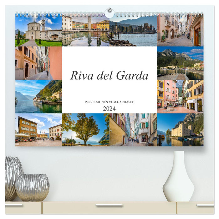 Riva del Garda Impressionen vom Gardasee (CALVENDO Premium Wandkalender 2024)