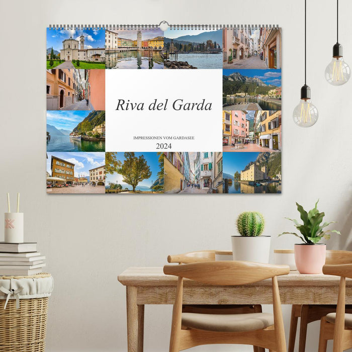 Impressions Riva del Garda du lac de Garde (calendrier mural CALVENDO 2024) 