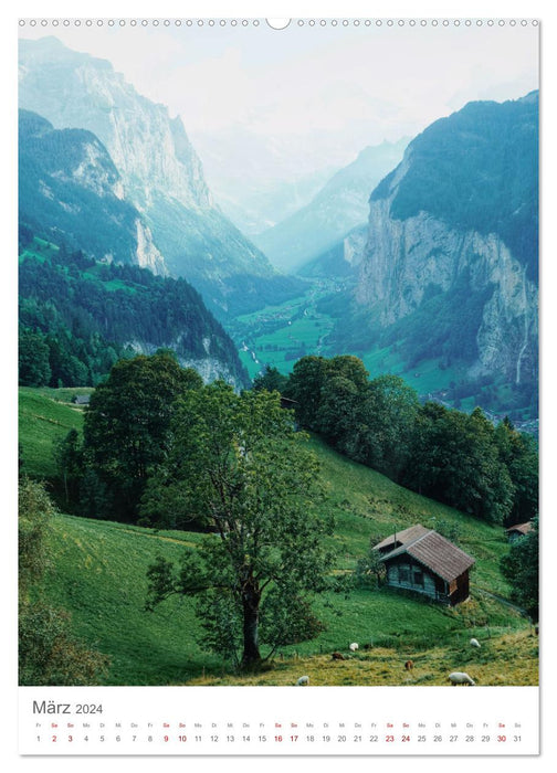 Switzerland (CALVENDO Premium Wall Calendar 2024) 