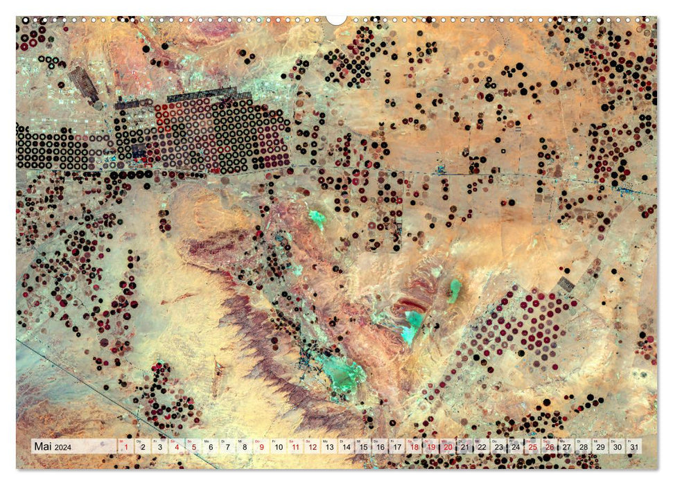 Images sensationnelles de notre terre - oasis, villes désertiques, mégapoles (Calendrier mural CALVENDO Premium 2024) 