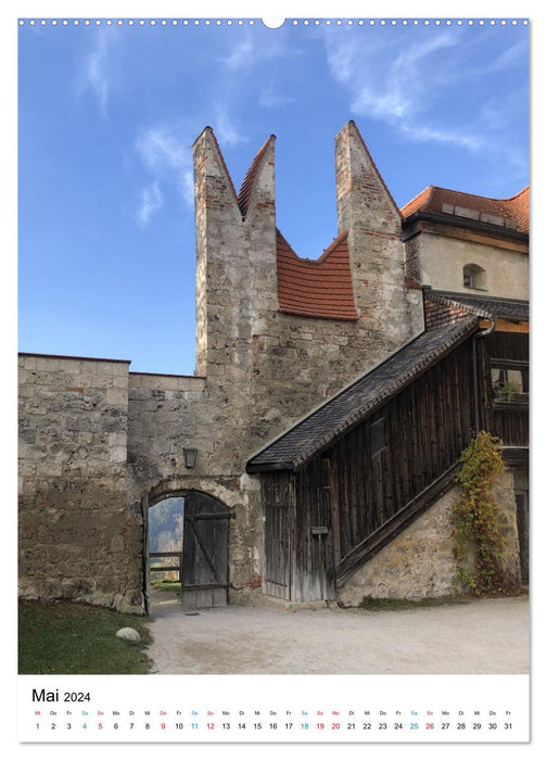 Burghausen, a historic city in focus (CALVENDO Premium Wall Calendar 2024) 