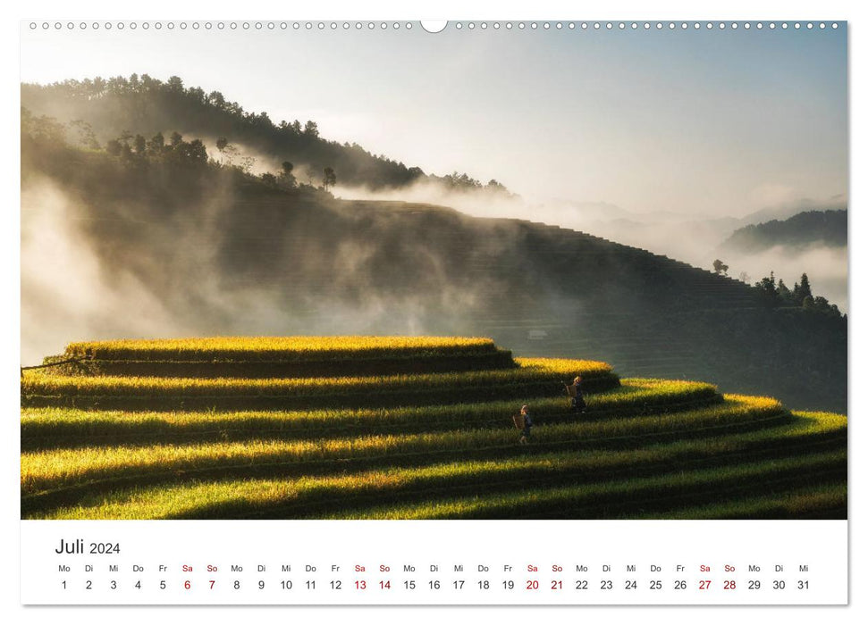 Vietnam - The impressive country on the Pacific. (CALVENDO Premium Wall Calendar 2024) 