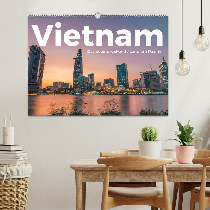 Vietnam - Das beeindruckende Land am Pazifik. (CALVENDO Wandkalender 2024)