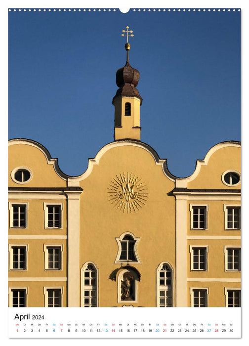 Burghausen, a historic city in focus (CALVENDO wall calendar 2024) 