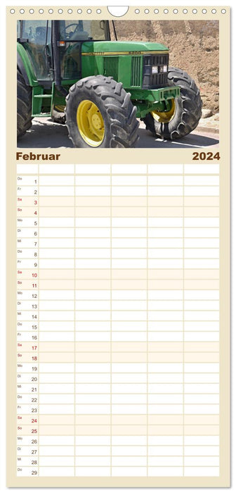 Tracteur Fazination (planificateur familial CALVENDO 2024) 