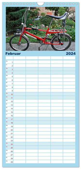 Liebe zum Fahrrad (CALVENDO Familienplaner 2024)