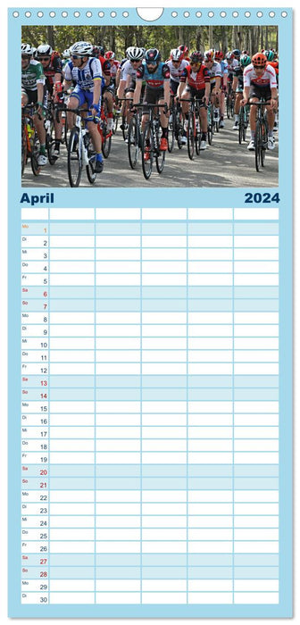 Amour du vélo (Agenda familial CALVENDO 2024) 