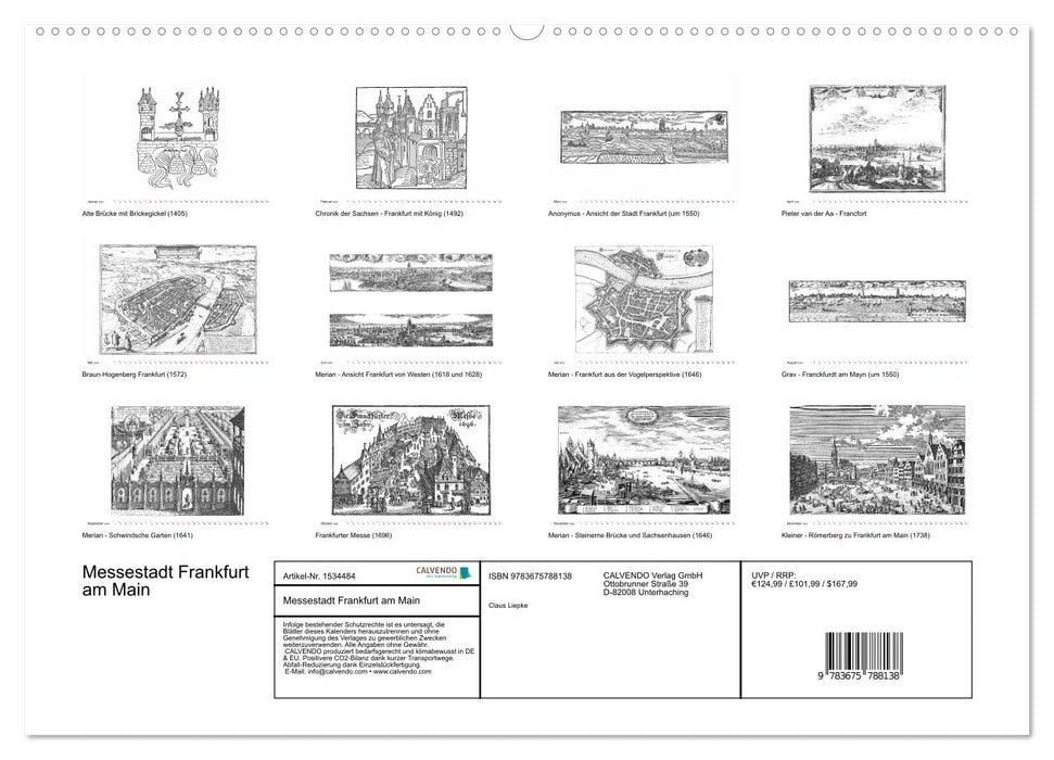 Messestadt Frankfurt am Main (CALVENDO Premium Wandkalender 2024)