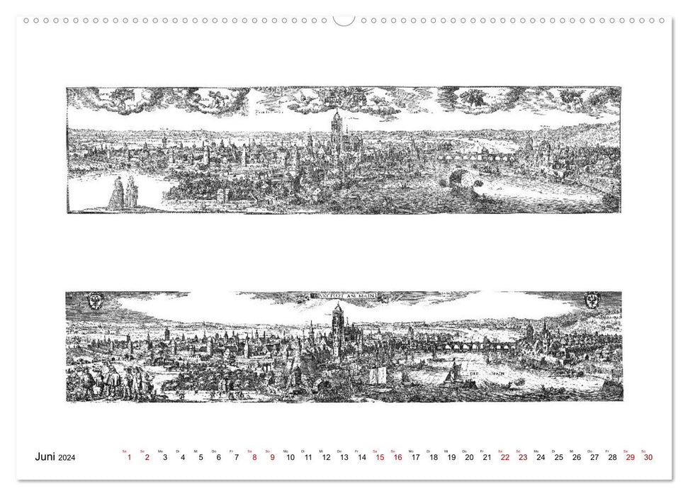 Trade fair city Frankfurt am Main (CALVENDO Premium Wall Calendar 2024) 