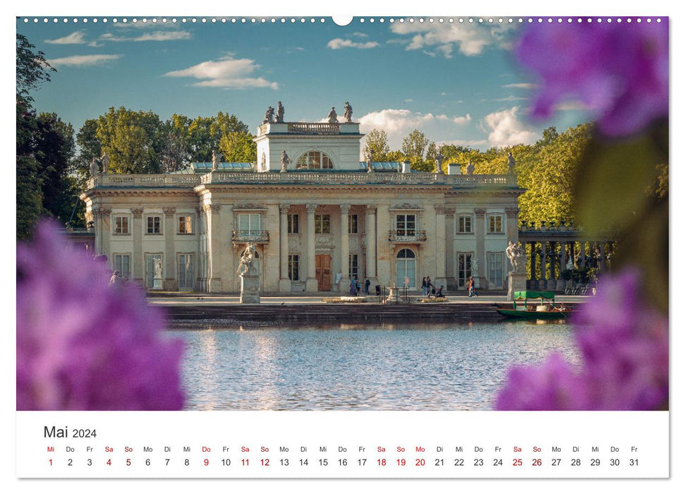 Warsaw - The enchanting capital of Poland. (CALVENDO Premium Wall Calendar 2024) 