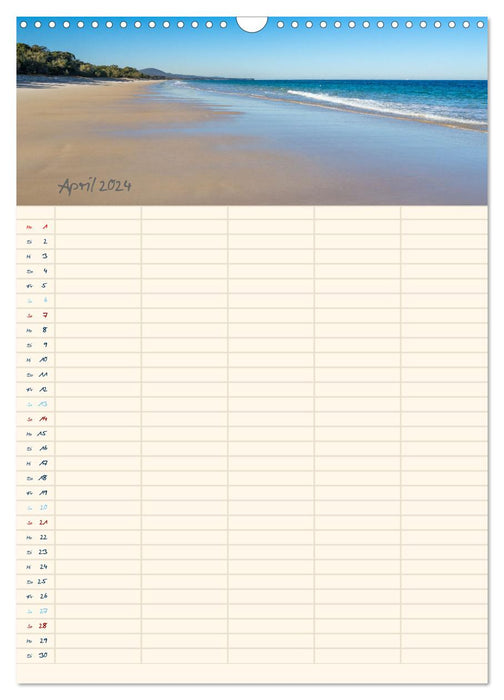 Mit Blick auf's Meer (CALVENDO Wandkalender 2024)