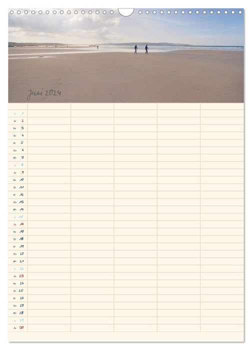 With a view of the sea (CALVENDO wall calendar 2024) 