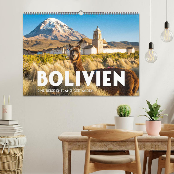 Bolivien - Eine Reise entlang der Anden. (CALVENDO Wandkalender 2024)